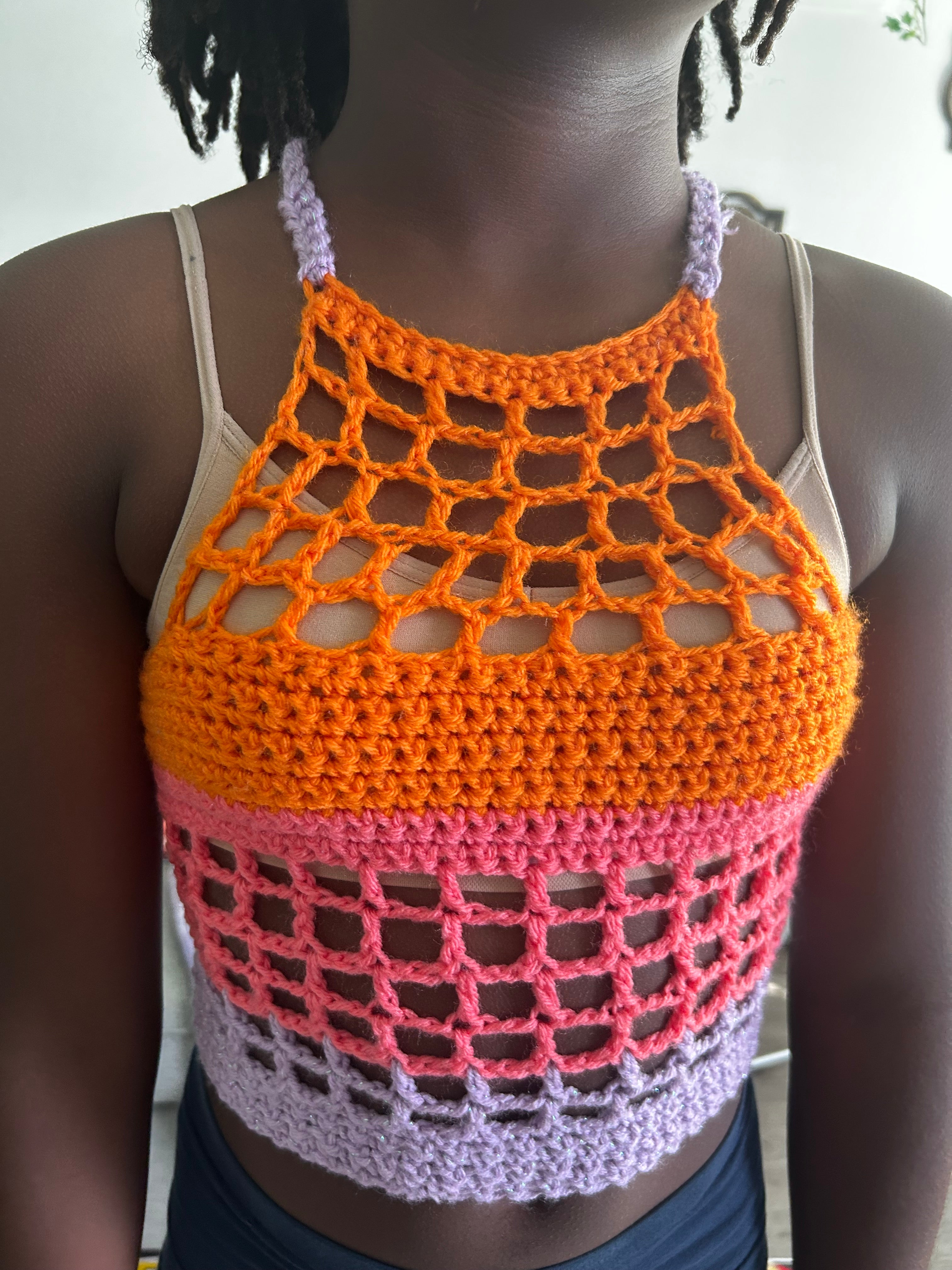 Crochet crop top