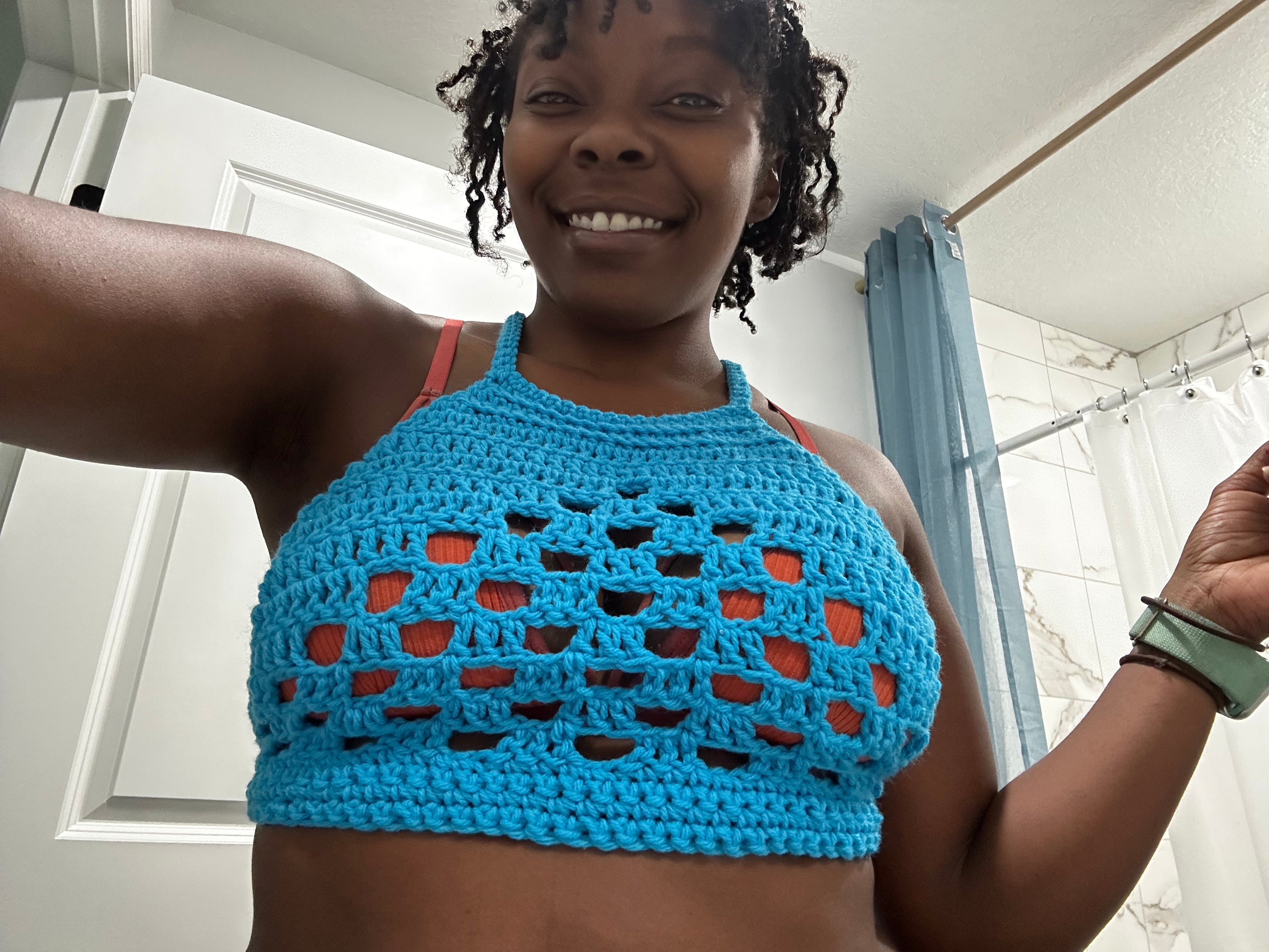 Crochet crop top