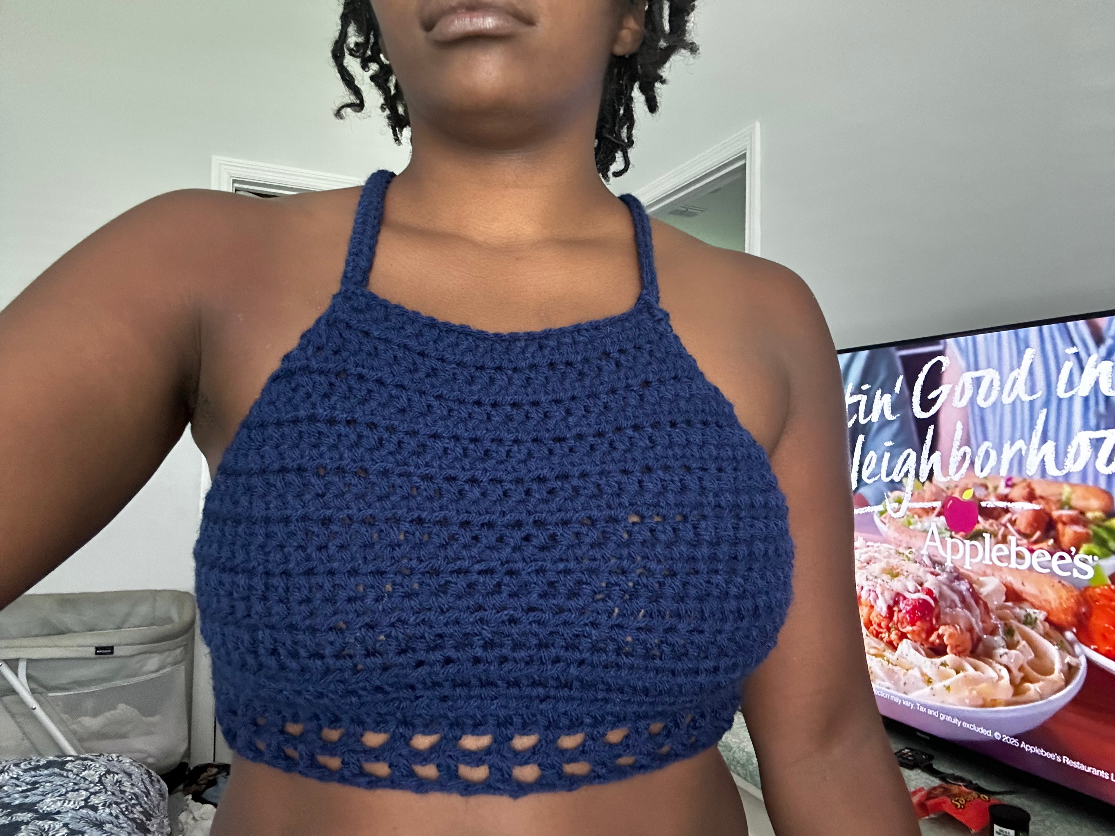 Crochet crop top